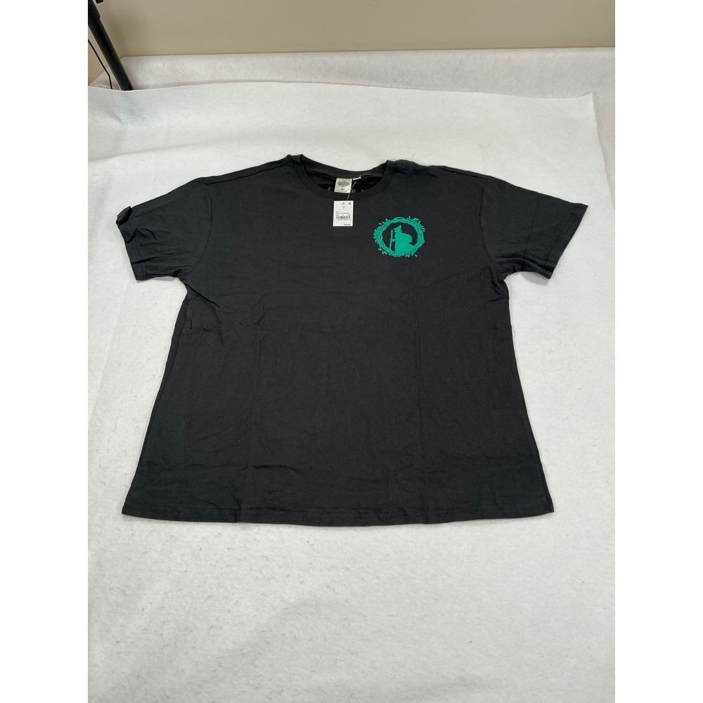Wicked Movie Elphaba T-Shirt Black Green Gold Embroidered Large NWT 5UWT01RGSC